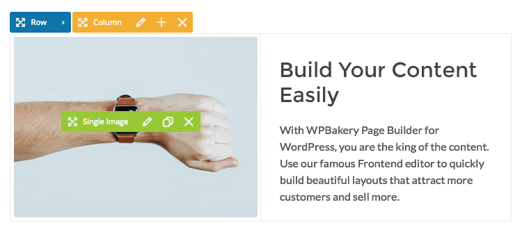 WPBakery Page Builder Frontend editor