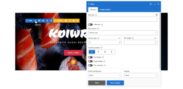 How to make a full width section with WPBakery