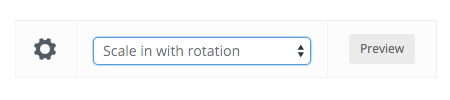 Grid Builder Transition Controls for Normal and Hover zones