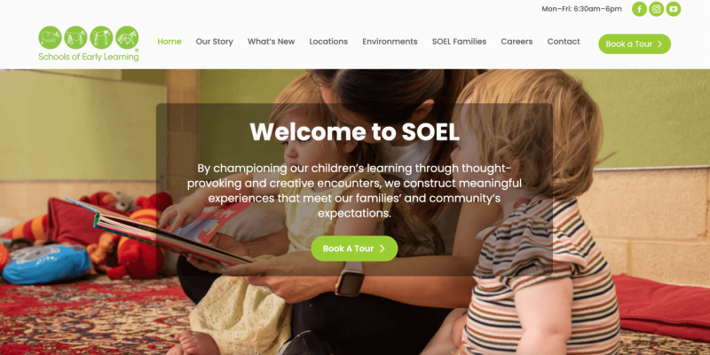 Schools of Early Learning website