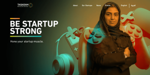 TAQADAM Startup Accelerator website