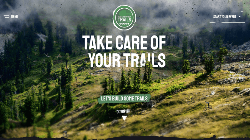 Take Care of Your Trails website