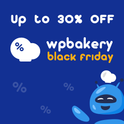 WPBakery Black Friday and Cyber Monday Offer