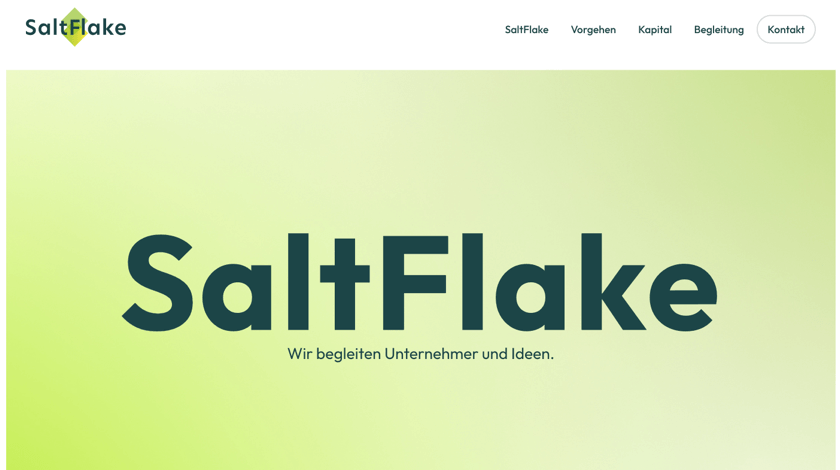 SaltFlake website for WPBakery website