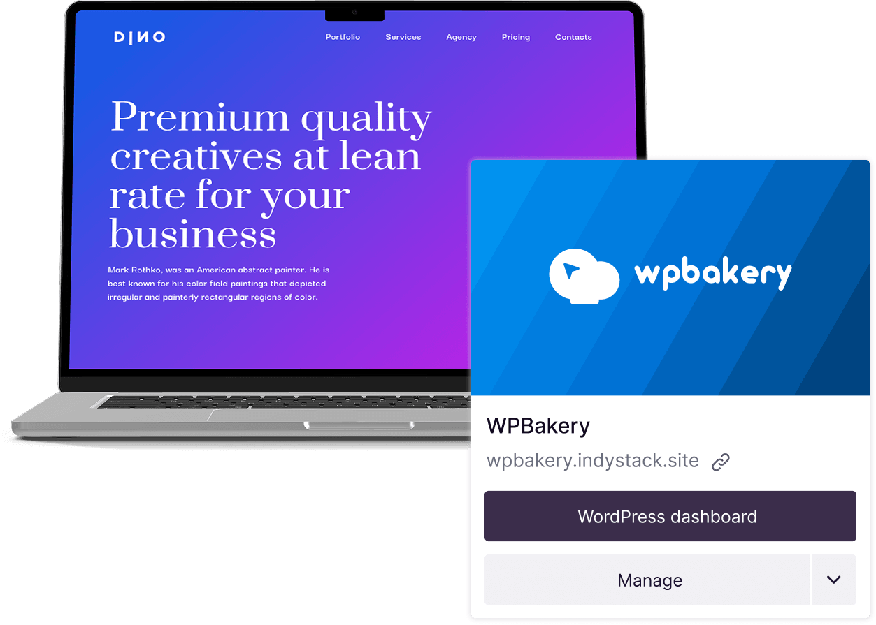 WPBakery Hosting by Indystack – migrate today WPBakery Hosting by Indystack – migrate today