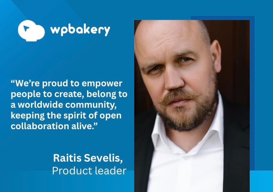 Raitis Sevelis on why WPBakery supports the WP Awards 2025