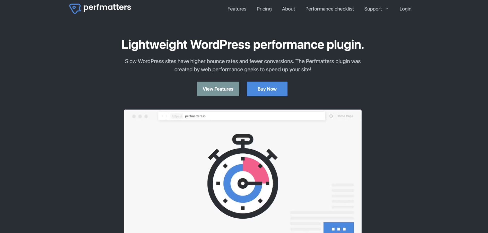 perfmatters perfmatters homepage