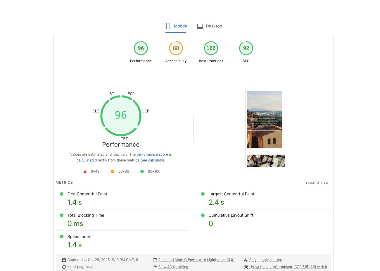 without perfmatters mobile score without perfmatters mobile score