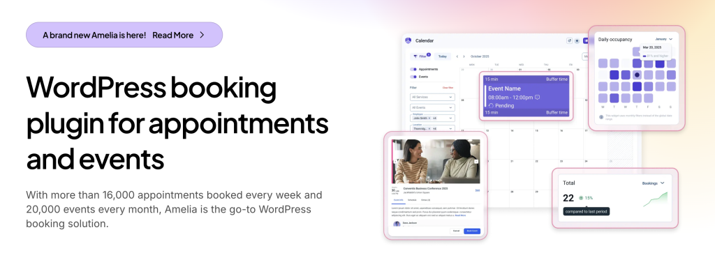 amelia-homepage-screenshot