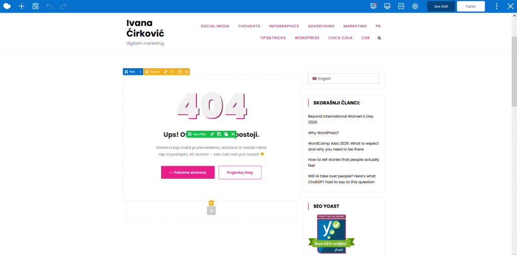 custom-404-error-page-in-serbian-wpbakery-frontend-editor