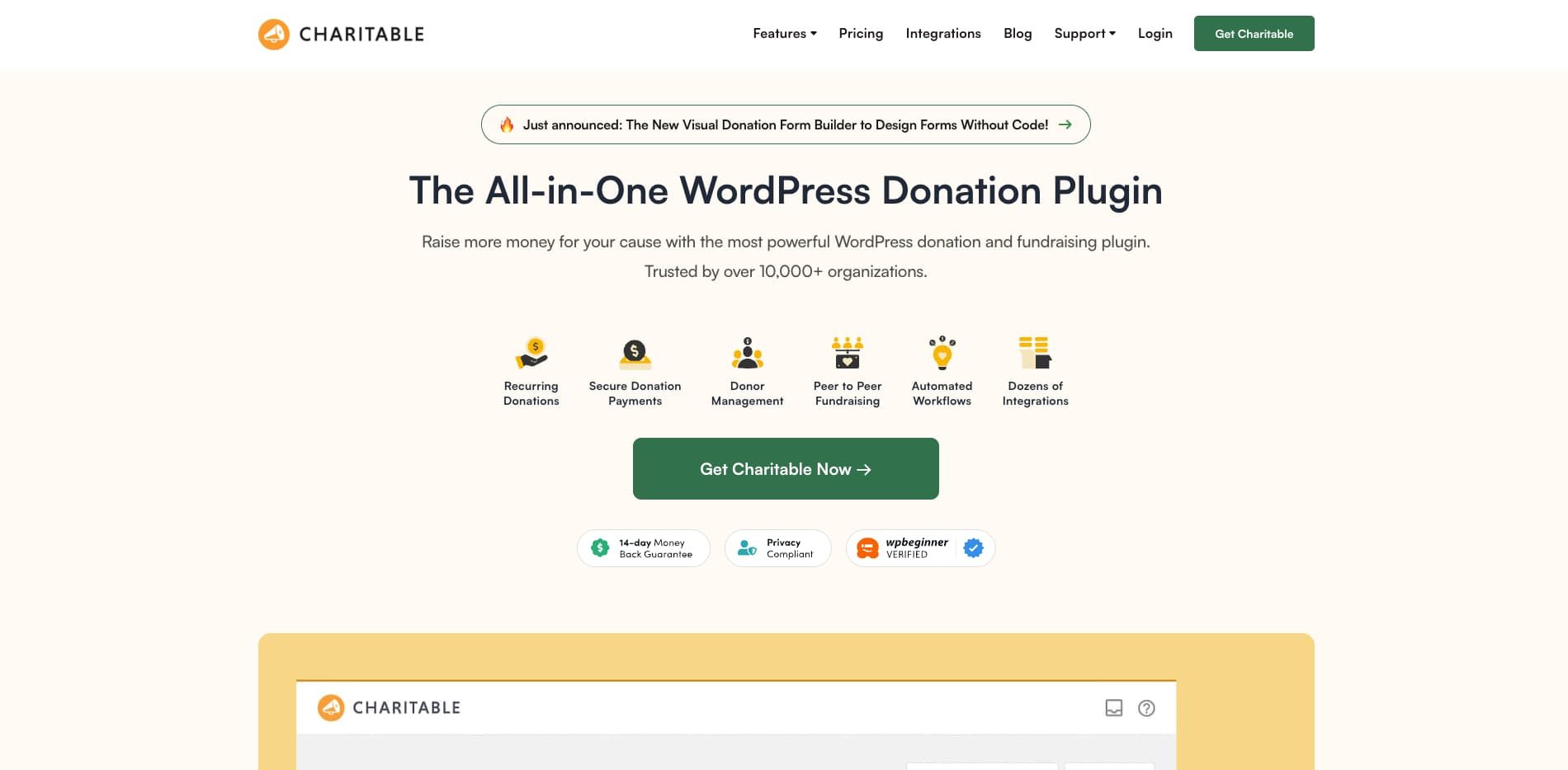 Charitbale homepage Charitbale homepage
