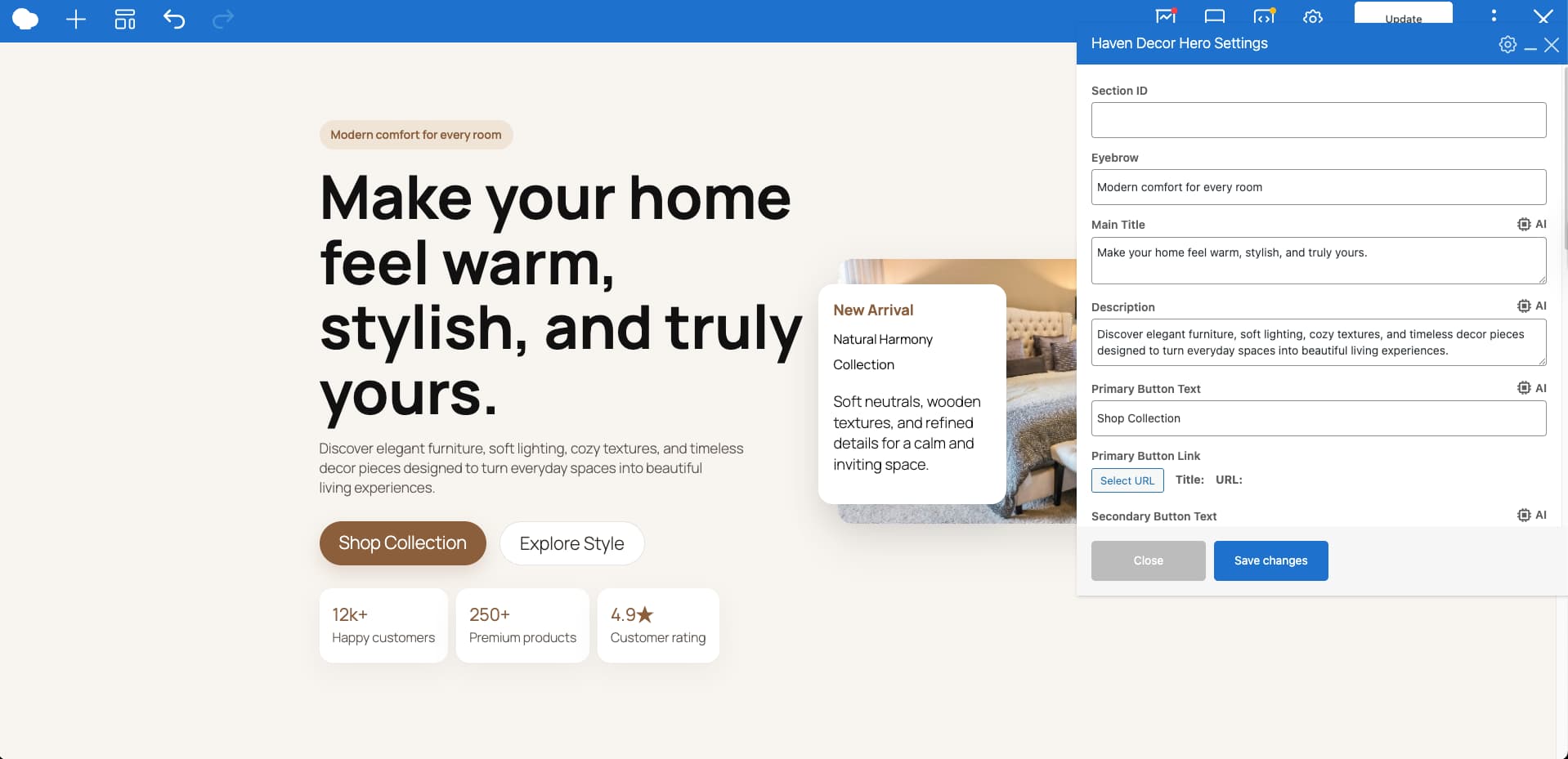 html to wordpress conversion with editable support