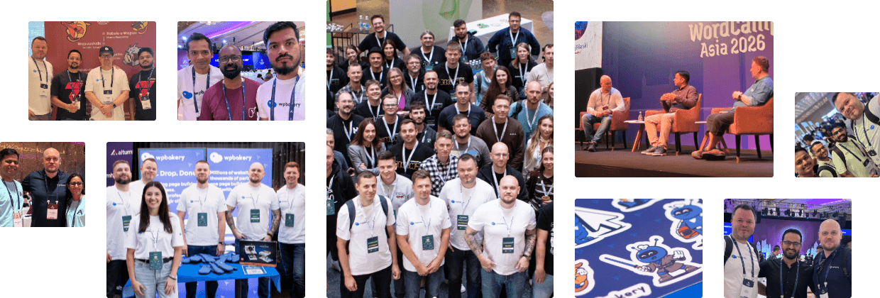 WPBakery team photos with agencies