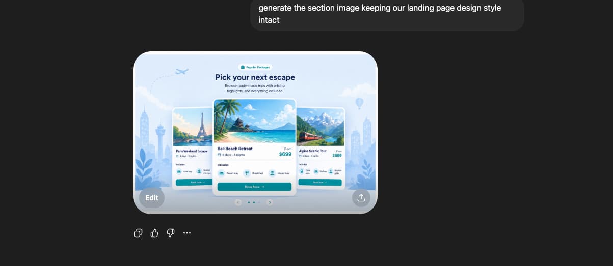 pricing card generation