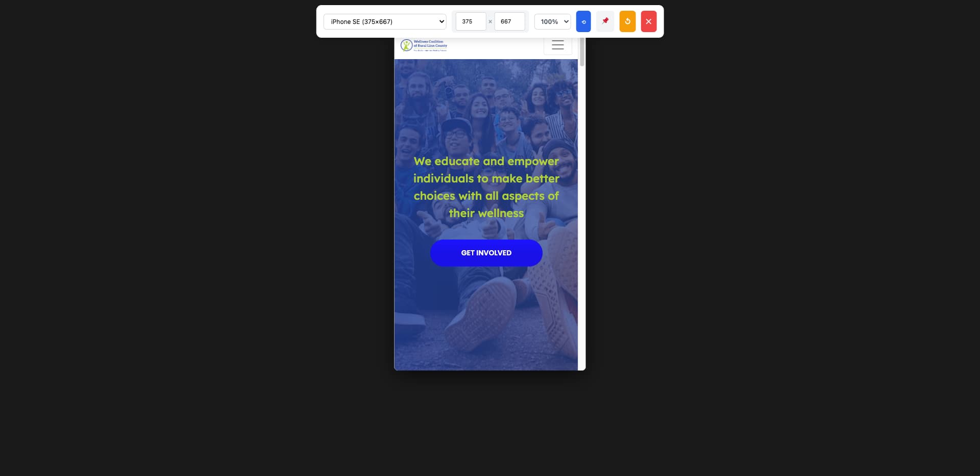 homepage responssiveness homepage responssiveness