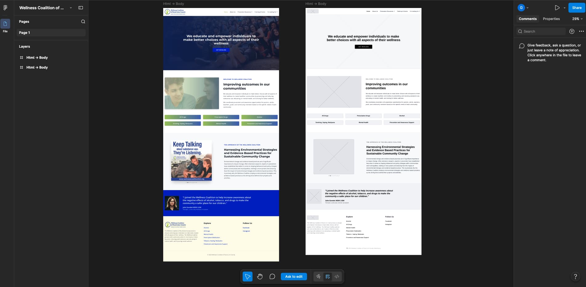 wellnesscoalition figma design by WPDevdesk wellnesscoalition figma design by WPDevdesk