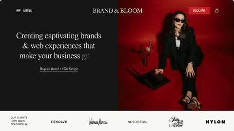 Showcase brand & bloom
